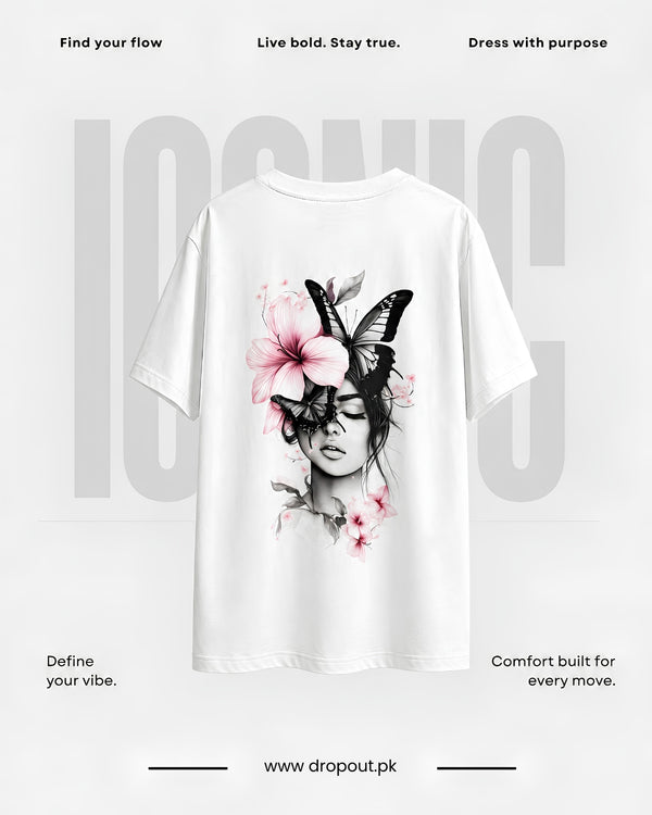 DROPØUT Butterfly Bloom Oversized T-Shirt